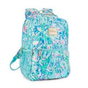 lily pulitzer backpack, lightly used.